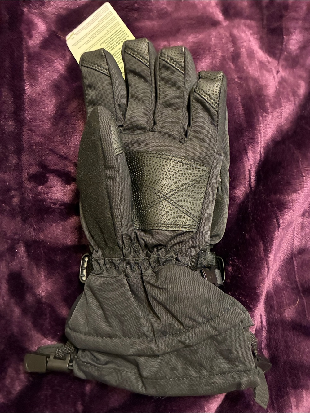NWT Head Black Men's Insulated Winter Gloves medium, 6 - 10
